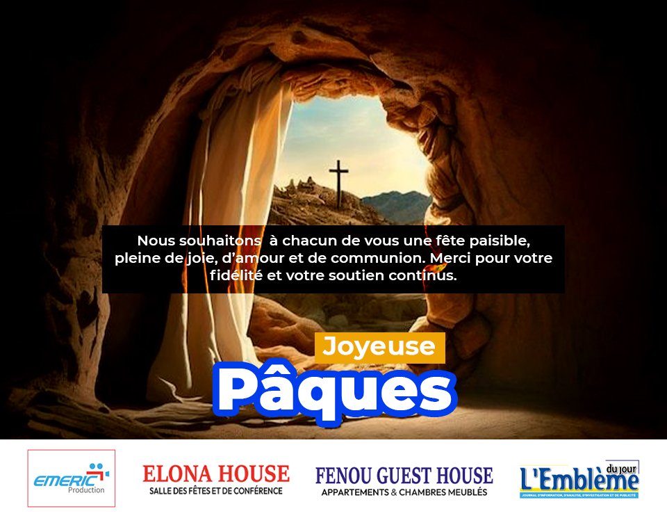 Le promoteur de ELONA HOUSE et FENOU GUEST HOUSE adresse ses vœux à sa clientèle