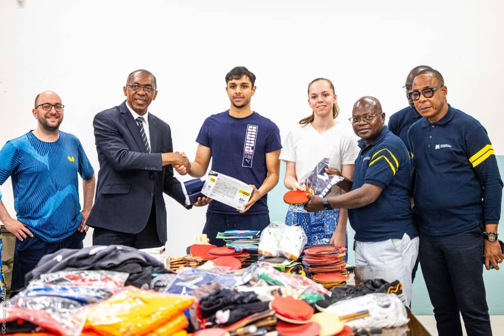 Un Don Suisse pour Booster le Tennis de Table au Bénin